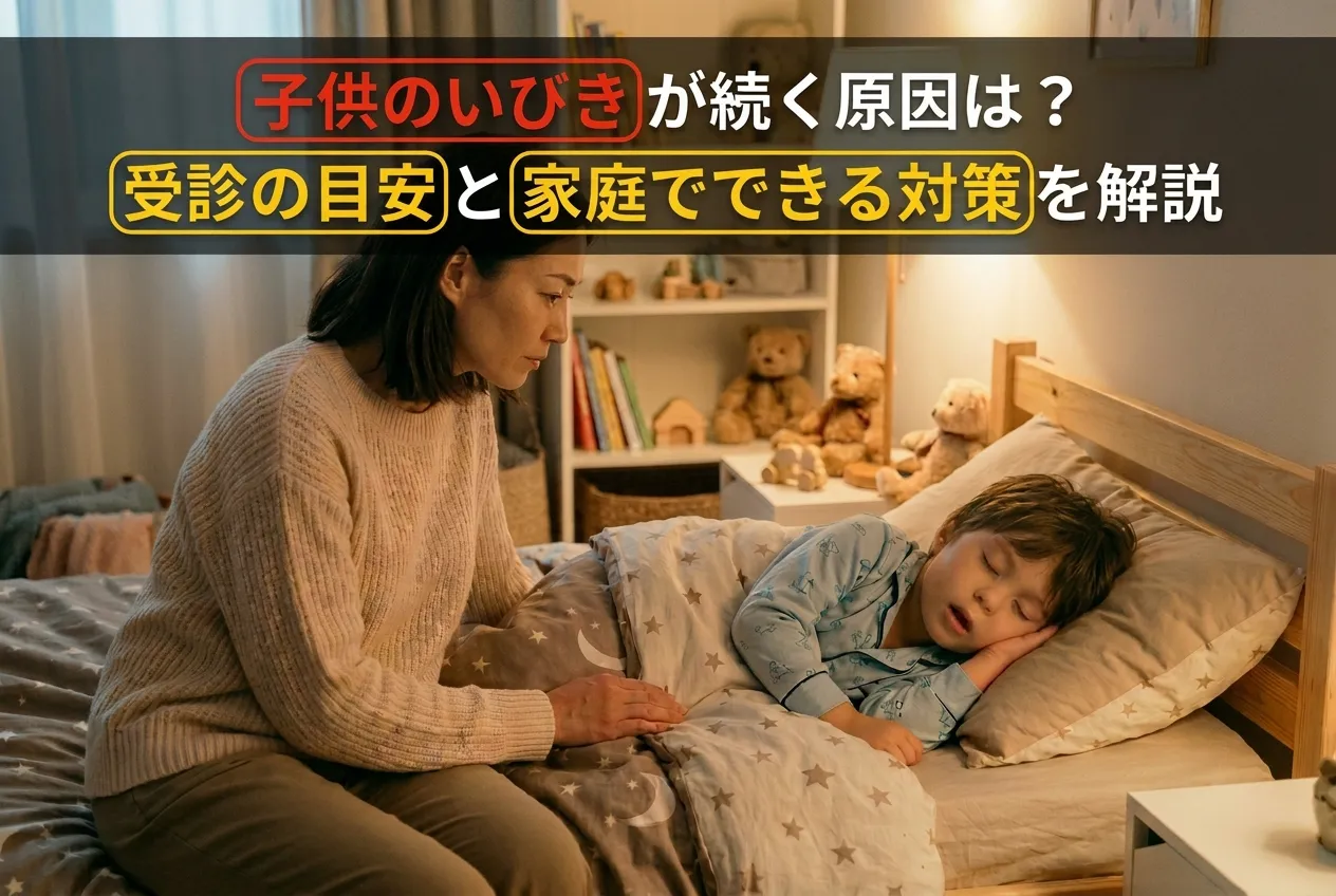 子供 の いびき が うるさい