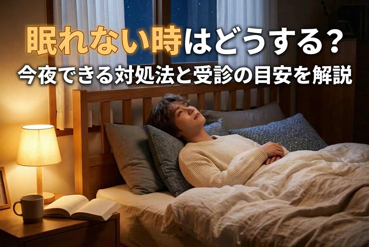 眠れない時はどうする？今夜できる対処法と受診の目安を解説 | いびき 