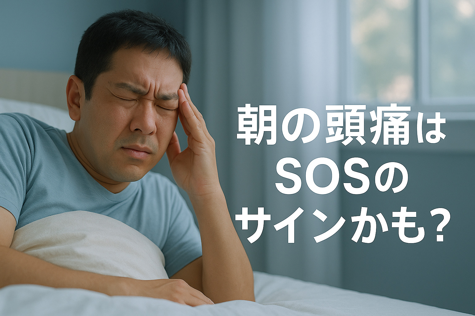 いびきと頭痛の意外な関係｜朝の頭痛はSOSのサインかも？