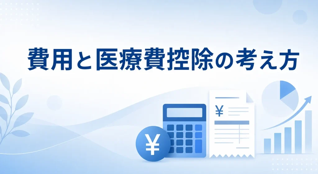 ナステントの保険適用や費用、医療費控除の考え方を解説する見出し画像