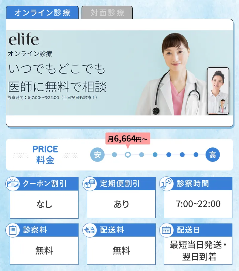 elifeのスペック