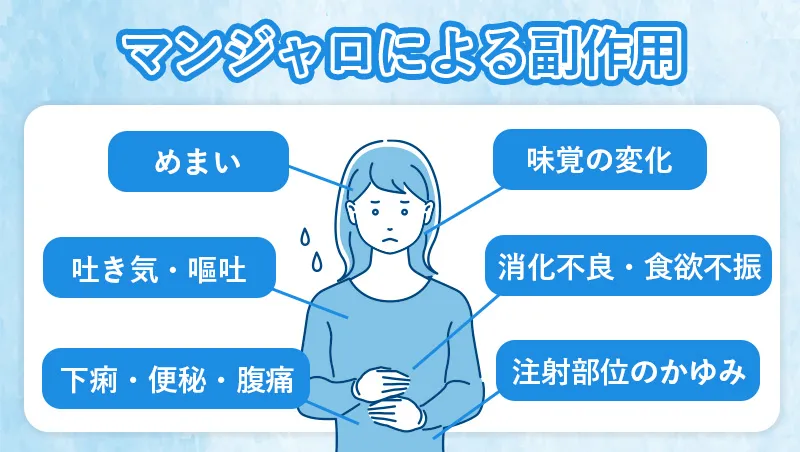 マンジャロの一般的な副作用一覧