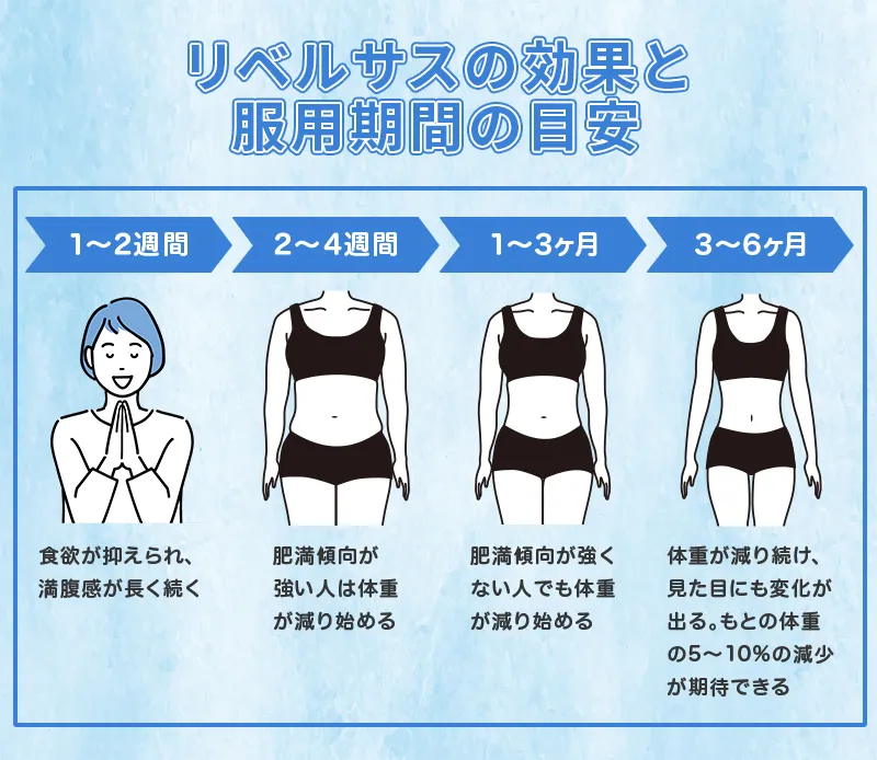 リベルサスのダイエット期間の目安